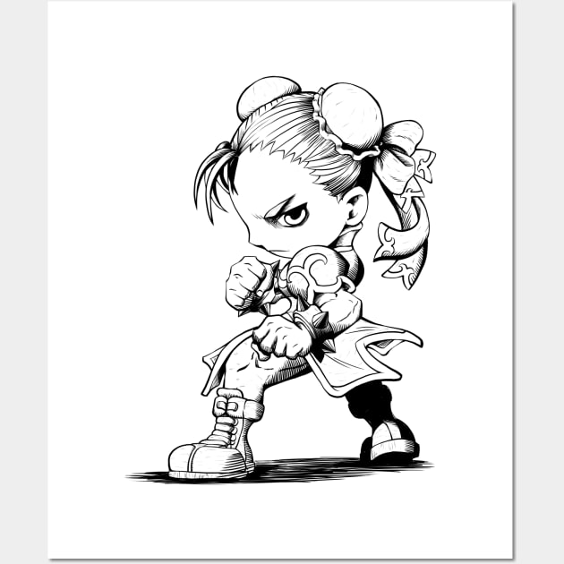 Chunli Chibi Wall Art by Choose Your Char!!